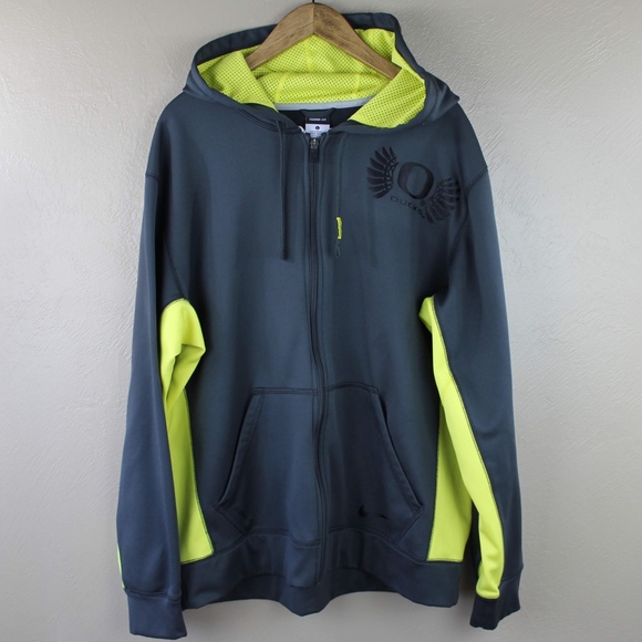 Nike Other - Oregon Ducks Grey Nike Zip-Up Jacket Size Large